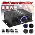 thumbnail image 1 of 400W 2*200W Stereo Hifi Car Home Subwoofer Car Sound Amplifier Amp Sound Speaker Digital EDR LED Design Amplifiers ,Scalable Fun, 1 of 6