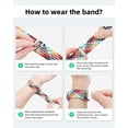 thumbnail image 5 of Stretchy Stretchy Braided Bands Compatible with Google Pixel Watch 3 Band 41mm/Pixel Watch 2 Band/Google Pixel Watch Band - Upgraded Connector - Elastic Nylon Breathable Sport Straps for Women Men, 5 of 7