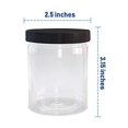 thumbnail image 2 of Frascos de plástico Healthy Packers de 180 ml con tapas (paquete de 12), transparentes, 2 of 5