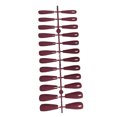 thumbnail image 1 of Jumpingount 24 piezas de uñas postizas con diseño de ataúd, puntas de uñas artificiales, suministros de manicura, accesorios para uñas para Arte de uñas vino rojo, 1 of 6