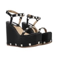 thumbnail image 1 of Sandalia De Plataforma Con Estoperoles Para Mujer Cabra Negro Platonia  EUGENIA-04-NEGRO, 1 of 8