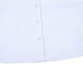 thumbnail image 3 of Bienzoe Blusa de Manga Larga Abullonada de Algodón para Niña Grande de la Escuela Uniforms Blanca L, 3 of 11