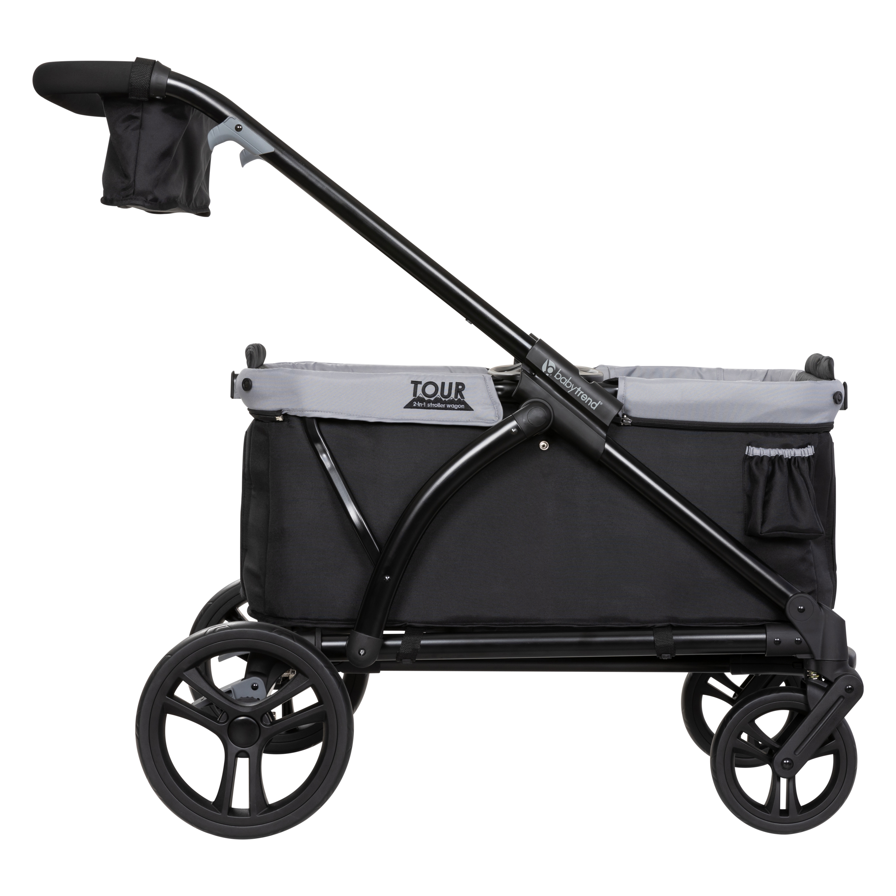 Baby Trend Tour Wagon Stroller, Black - image 4 of 18