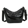 thumbnail image 2 of MesaSe Women Nylon Thread Handbag Winter Korean Fashion Pure Color Top-handle Bags, 2 of 10