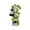 A001- Style A, variant on Yard Art Outdoor and Garden, Frog Garden Decor, Outdoor Solar Lantern, Solar Garden Light, 8X4 Inch Whimsical Stacked Frog Figurine Ornament with Welcome Sign and Sunflower