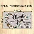 thumbnail image 3 of Business Thank You Cards - 3.5" x 2" Standard Business Card - Set of 50 - Blank Stationery - Beautiful and Minimalist Business Thank You Cards for Under $10!, 3 of 5