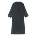 thumbnail image 2 of EnJoCho Kids Arabic Thobes Musli𝗆 Thobe Long Sleeve Kaftan Islami𝖼 Prayer Dress Ramadan Eid Outfit Traditional 𝖢ostume Celebration Robe, 2 of 9