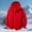 #Red, variant on DPTALR Men's Solid Color Outdoor Hooded Long Sleeve Jacket with Pocket,Zipper for Climbing ,Sports,Running,Black,XXXXL