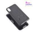 thumbnail image 4 of For 5.8" Apple iPhone X Built-in Kickstand 2-Layer Protections Hard Back Cover Shockproof Resistant Belt Clip Heavy Duty Impact Bumper Phone Case [Black], 4 of 4