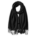 thumbnail image 4 of Women Scarf Shawl for All Season Scarve Wrap Scarve. Black One Size, 4 of 5