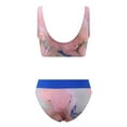 thumbnail image 5 of asdoklhq Plus Size Swimsuit for Women,Women's Printing Bikini Chest Pad Swimsuit Beachwear Set, 5 of 7