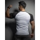 thumbnail image 4 of Camiseta de manga corta para hombre, ropa deportiva de compresión para correr, gimnasio, entrenamiento, informal, de alta calidad, novedad de verano, 2024, 4 of 5
