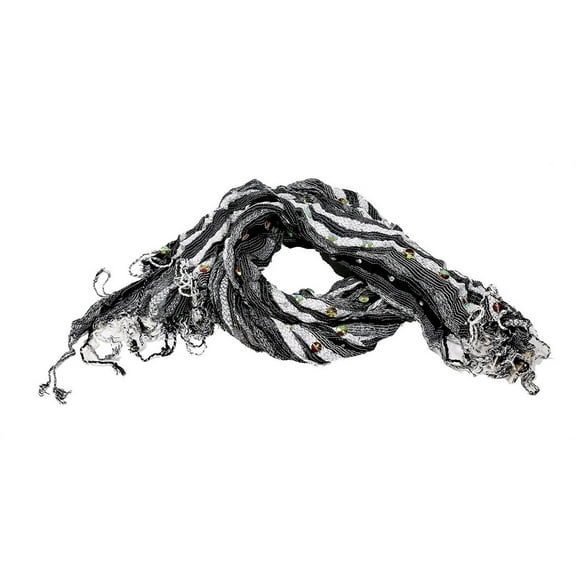 Collection Xiix Embellished Stripes Wrap (One size)