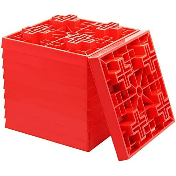 10 Pack Heavy Duty RV Levelers, Leveling Blocks, Ideal for Leveling Single and Dual Wheels, Camper Levelers$$Vehicle Parts & Accessories