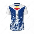 thumbnail image 2 of Exclusive design Saint Martin Flag Grain 3D Printed Men For Running Bike Soccer Tennis Fitness Sports tshirt Mesh Short T-shirt, 2 of 12