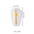 thumbnail image 2 of Soccer Shin Guards Mini Pads de fútbol Equipo de protección (XS) White 2pcs, 2 of 6