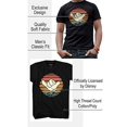 thumbnail image 2 of Mickey Mouse Hang Loose Hand Classic Vintage Licensed Adult Men's Graphic T-Shirt (Black, XXXXX-Large), 2 of 3