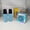 Blue, variant on Portable Mini Karaoke Machine, Wireless Singing Speaker with 2 Wireless Microphones, Compact Karaoke Player for Family Parties, Perfect Birthday Gift