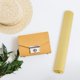 thumbnail image 4 of Rollo de tela de PVC amarillo, 78,74 x 11,8 cm, impermeable, color sólido, ideal para manualidades: costura, lazos para el cabello, llaveros y joyería., 4 of 7