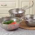 thumbnail image 1 of serony Stainless Steel Filter with Long Handle for Washing Vegetables Fruits Kitchen Tool, 1 of 5