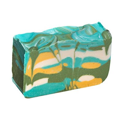 green tea soap bar (4 oz) - handmade organic herbal bar with therapeutic essential oils. natural moisturizing body soap for skin and face. with shea butter, coconut oil and natural (Best Glycerin Soap For Face)