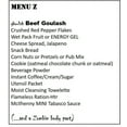 thumbnail image 3 of Z-Ration - Menu Z MRE (Ready to Eat) Beef Goulash: The Perfect On-the-Go Meal, 3 of 3