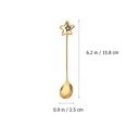 thumbnail image 3 of 1 Box/6pcs Scoop and Fork Set Fruit Forks Coffee Spoons Ice Cream Spoons, 3 of 9