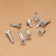 thumbnail image 3 of 205 tornillos autorroscantes, tornillos autoperforantes M4.2 M4.8, tornillos de cabeza plana de acero inoxidable, tornillos de cabeza avellanada para madera - 13 mm/16 mm/19 mm/25 mm/32 mm, 3 of 5