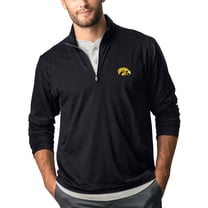 Men's Black Iowa Hawkeyes Zen Quarter-Zip Jacket
