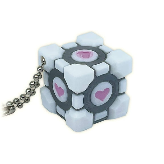 Portal Companion Cube | Keychain