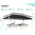 Quictent Privacy 10x20 ft EZ Pop Up Canopy Tent Instant Folding Party