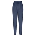 thumbnail image 5 of Yuanlook Women's Cotton Drawstring Waist Jogger Pants Lightweight Casual & Active Trousers Size S-XL, 5 of 6