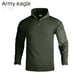 thumbnail image 2 of Camiseta de manga larga para hombre, estilo militar, camuflaje de rana, para exteriores, secado rápido, pantalones cortos para senderismo, material flexible, ajuste cómodo, 2 of 4