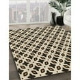 thumbnail image 2 of Ahgly Company Indoor Round Patterned Golden Blonde Gold Area Rugs, 7' Round, 2 of 6