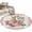 Brown, variant on Round Area Rug 3 Ft, Easter Bunny Roses Washable Non-Slip Circle Carpet for Living Room/Bedroom, Pink Floral Spring Linen Low-Profile Small Floor Mats Collection Rugs for Indoor