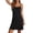 CC-Black475, variant on XIAOCHA Womens Solid Mini Dress Spaghetti Strap Loose Soft Nightdress Loungewear