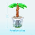 thumbnail image 3 of Joyfy 60"Enfriador de Palmeras Inflable, Decoración de Fiesta Temática de Playa Tropical de Hawai, 3 of 8