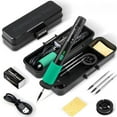 thumbnail image 2 of Cordless Rechargeable Soldering Iron Kit with 3 Temperature Adjustments Ideal for Home Appliance Repair and DIY Projects, 2 of 8