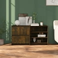 thumbnail image 3 of vidaXL Sideboard 2 Piece Kitchen Buffet Cabinet Sideboard Engineered Wood, 3 of 25