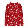 thumbnail image 4 of Heisall Womens Christmas Print Cardigan Long Sleeve Sweatshirt Button Front Casual Outerwear, 4 of 4