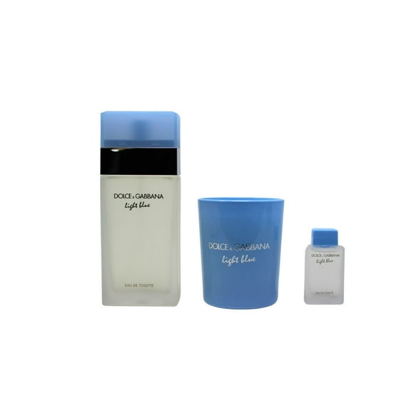 Dolce & Gabbana Light Blue (Con Vela) 3 Pz Para Mujer