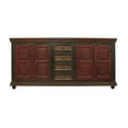 thumbnail image 3 of Arvada Mango Solid Wood 4 Carved Doors 4-Drawer Buffet in Multi-Color Finish, 3 of 6