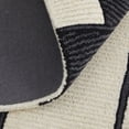thumbnail image 2 of 5' X 8' Ivory Gray And Black Wool Abstract Tufted Handmade Area Rug, 2 of 9