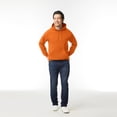 thumbnail image 3 of Gildan High Visibility Hooded Sweatshirt for Men’s | Heavy Blend Fleece Pullover Hi Vis Safety Orange Work Reflective Sweater with Pocket 8 oz 50/50 Cotton/Polyester, Single Pack adult Size S, 3 of 5