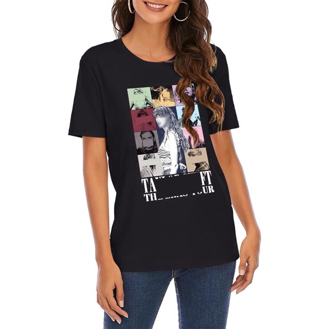 Camiseta de gira para hombres y mujeres, camiseta con estampado de Taylor, camiseta informal, traje de concierto de gira, cantante Merch, Top suelto, cárdigan de manga corta