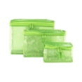 thumbnail image 1 of Set de 3 Cosmetiqueras Impermeables  Estuches de Viaje en Diferentes Tamaños  Neceser para Maquillaje, Pañales y Medicinas  Color Verde Limón, 1 of 2
