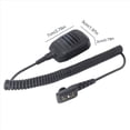 thumbnail image 4 of 4X PTT Micrófono de Mano para HYT PD702 PD700 PD700G PD780 PD780G PD780GM PD782 Walkie Talkie Radio Bidireccional, 4 of 5