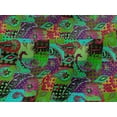 thumbnail image 5 of oneOone Viscose Jersey Light Green Fabric Paisley Patchwork Dress Material Fabric Print Fabric By The Yard 60 Inch Wide, 5 of 7