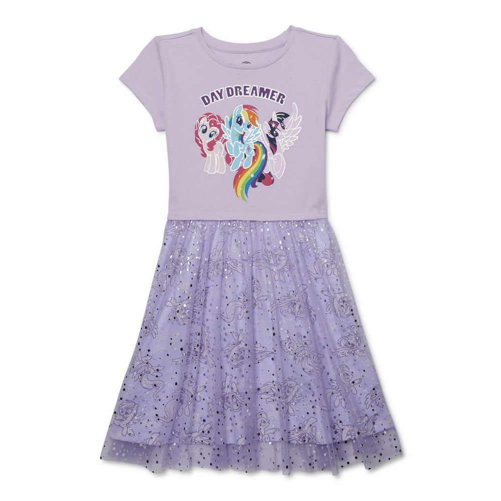 My Little Pony My Little Pony Girls' 416 Foil Mesh Tutu Dress