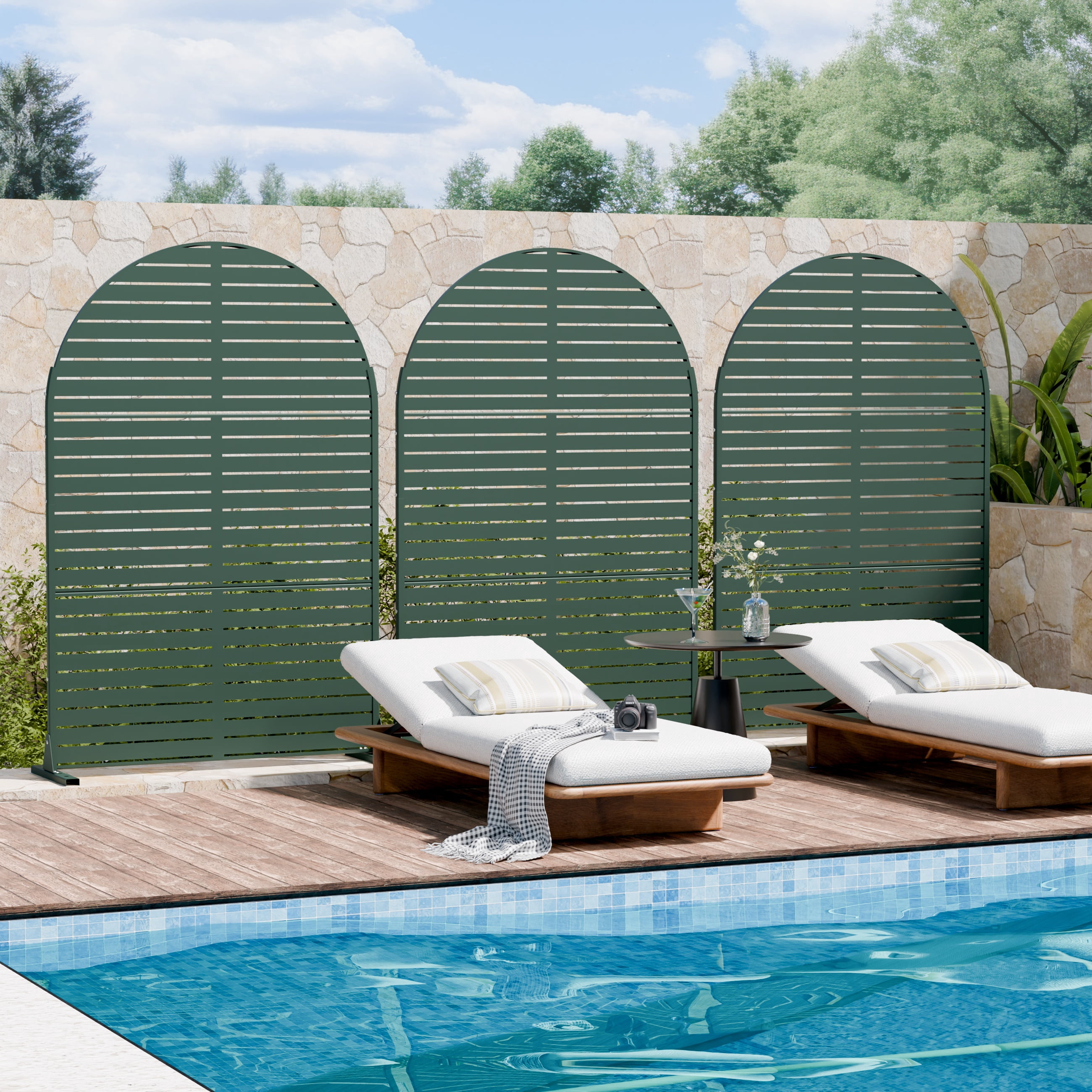 Metal Privacy Screen Fence Panel